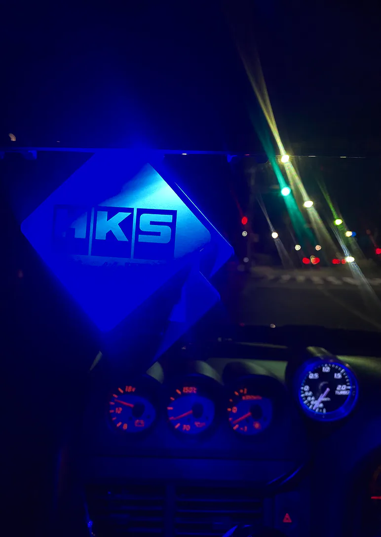 Tokyo highway view from a JDM night drive