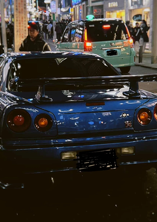 Private JDM Tokyo route captured at night